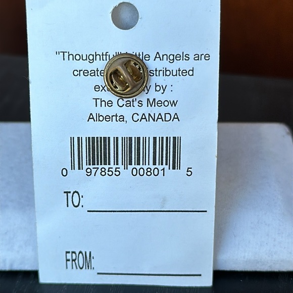 The Cat's Meow Cat's Eye Angel Pin - Picture 3 of 7